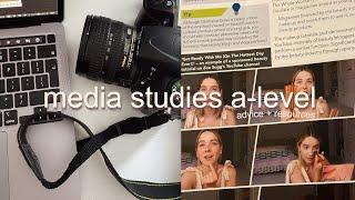 media studies a-level advice (wjec eduquas)