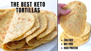 The Best Keto Tortillas EVER! Make Low Carb Tortillas Without Almond Flour!