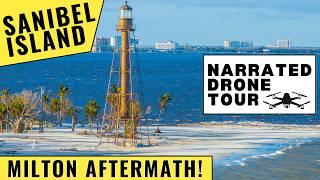 HURRICANE MILTON AFTERMATH Narrated Drone Tour of Sanibel Island