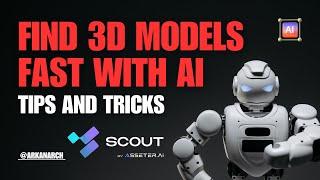 Find 3D Models with Image Search for 3ds Max | Easy & Fast #3dsmax  #3d  #scout  #ai