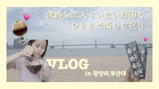 【釜山VLOG】ひとり自由気ままにカフェ巡り！広安里と釜山大でリフレッシュの日️〔後半韓国語〕