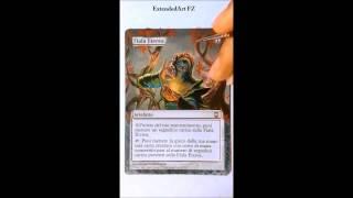 Mtg Aether Vial Altered Art by FZ