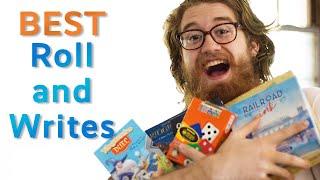 Top 5 ROLL AND WRITE Board Games Anyone Would Enjoy! // Reviewing the BEST Roll and Write Games