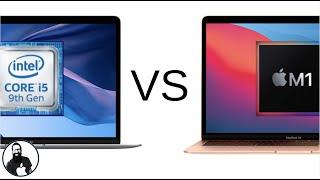 MacBook Air M1 vs MacBook Air Intel i5 - Benchmark SpeedTest! The M1 is BLAZING FAST!