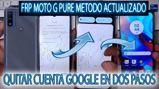 FRP MOTO G PURE QUITAR CUENTA GOOGLE METODO ACTUALIZADO SIN PC SIN PROGRAMAS