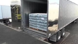 KEITH® WALKING FLOOR® System Handling Palletized Cargo