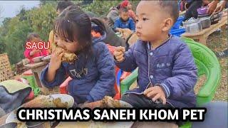 KIMKIM AND AGUN || CHRISTMAS AN NEH KHOM NA || MEMORY #christmas #mukbang