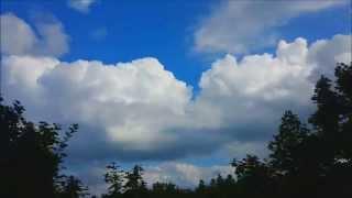 Broken Clouds to Sky Clear in 1 Minute (Time Lapse)