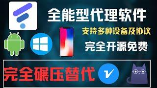 FLclash  全能型代理软件，完全碾压替代Clash、V2rayN的科学上网神器，完全免费开源，支持多种协议！