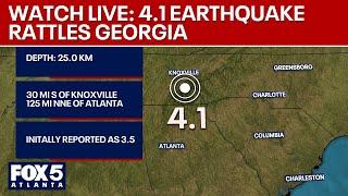 WATCH LIVE: FOX 5 NEWS NOW - Earthquake rattles Georgia, Southeast