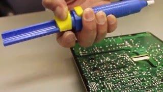 How to use a desoldering pump