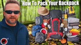 Most Do This Incorrectly - How To Pack Your Backpack Like A PRO! - Outdoor Basics