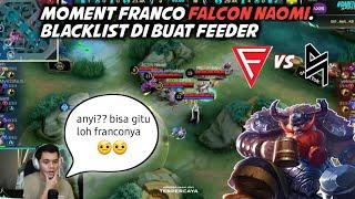 Reaction Oura | Moment Franco Naomi Myanmar VS BLACKLIST. #mlbb #viral #oura #m4 #m4 #mobilelegends