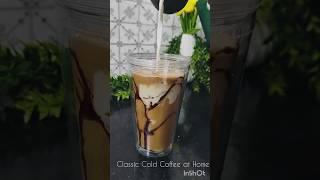 How to make Classic Cold Coffee at home| With Icecream | #recipe #coldcoffee #shorts #ytshorts