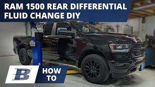 Ram 1500 Rear Differential Fluid Gear Oil Change DIY (5th Gen 2019-2024)