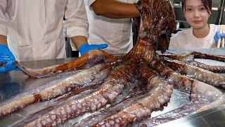 30kg of Giant Octopus Sold Daily?! Japanese Udon Master, Selling 400 Bowls a Day