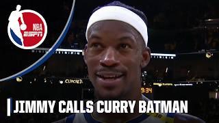 Jimmy Butler III compares Steph Curry to Batman after Play-In win vs. Grizzlies | NBA on ESPN