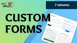 How to Create a Custom Form on a Wix Website Tutorial
