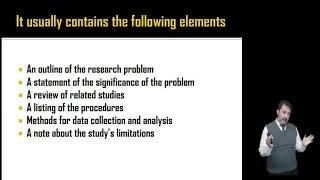 Lecture 4: Writing a research Proposal, Dr. Abdelraouf Elmanama