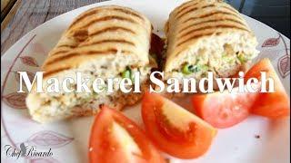 How To Make Mackerel Sandwich Recipe Very Simple Recipe !!| Chef Ricardo Cooking