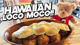 Tante's Massive Hawaiian Loco Moco Eating Challenge in Maui, Hawaii!!