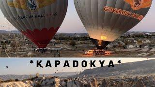 KAPADOKYA || hot air balloon , kızıl vadi , seyir tepesi , yeraltı evi , Uçhisar kalesi