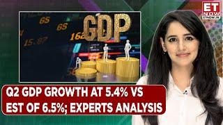 India Economic Growth | July-Sept GDP Rises 5.4%, YoY; Slower Growth Than Expected In Q2? ET Now