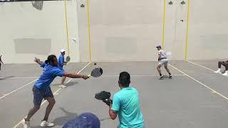 PFA paddleball tournament-3rd rd Damien & Julio vs Paul & Shawn