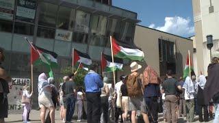 Faculty members show solidarity with protesters at McMaster University