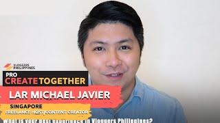 Vloggers Philippines Pro | Aspiring Vlogger and a Freelance Host in Singapore | Lar Michael Javier