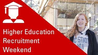 Higher Education Recruitment Weekend