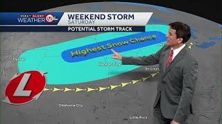 Weekend winter storm could bring wintry mix, snow to KC