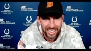 Indianapolis Colts coach Shane Steichen - fear of collapse, injuries, Quenton Nelson's love of ball!