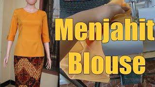 #penjahitmentari menjahit baju blouse