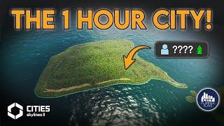 The 1 Hour City Challenge! | Cities Skylines 2