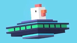 Unlocking The “UFO CHICKEN” Character, In The “SPACE” Area, In CROSSY ROAD! 