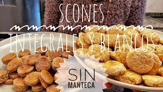 SCONES SIN MANTECA | INTEGRALES (Avena y Sin Azúcar) & BLANCOS