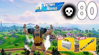 80 Elimination Solo Vs Squads "Zero Build" Gameplay Wins (NEW Fortnite Chapter 6 PC)