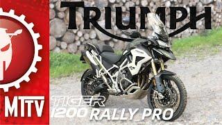 MET DE TRIUMPH TIGER 1200 RALLY PRO NAAR WINTERBERG, SAUERLAND / 2024  REVIEW / MOTOR TEST TV