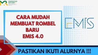 Cara membuat rombel baru & memasukkan siswa kedalamnya||EMIS 4.0