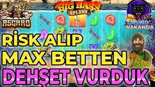 SLOT OYUNLARI  BİG BASS SPLASH | MAX BETTEN DEV VURGUN big bass bonanza sweet bonanza 1000 max win