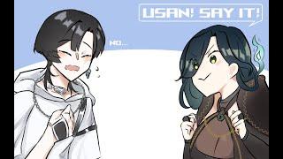 【手書き切り抜け】Usan! Say it! 【Evalia & Unnämed】