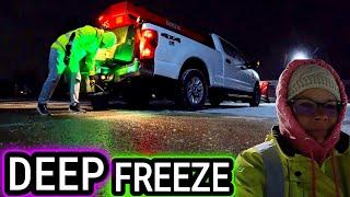 BRUTAL STORM SEVERE WINDS | BATTLING ICE ALL NIGHT LONG!