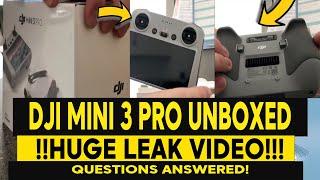 DJI Mini 3 PRO UNBOXED with NEW RC! HUGE LEAK!