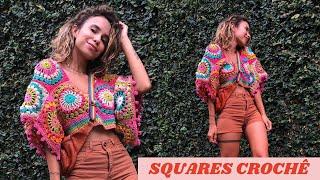 BLUSA ALEGRIA DE CROCHÊ  - CROCHET TUTORIAL