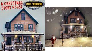 PTF DESIGNS Building Flats - A Christmas Story House