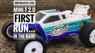 Brushless Losi Mini-T 2.0/ first run!