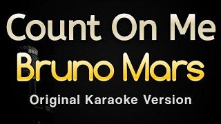 Count On Me - Bruno Mars (Karaoke Songs With Lyrics - Original Key)