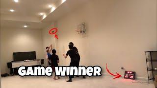 GAME WINNER!? || Mini Basketball Hoop 1v1s || Your Boi Rees