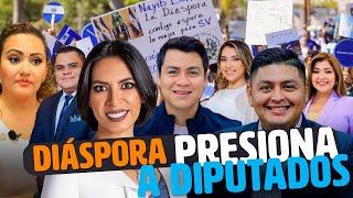 Diaspora Salvadoreña Muestra Rechazo a Diputados Nuevas Ideas por su Silencio